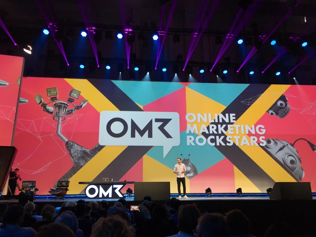 Die Bühne beim Online Marketing Rockstars Festival