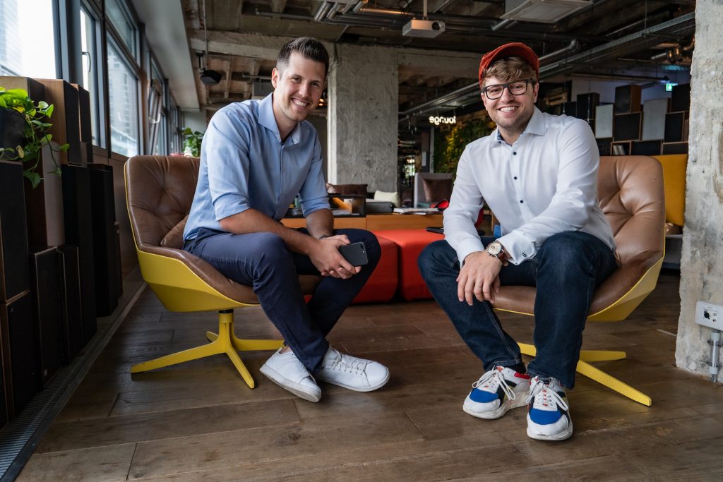 Die Startup-Gründer Karsten Kossatz und Erik Müller