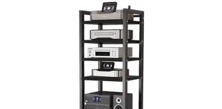 HDYZJQ HiFi Rack Rollwagen: Vielseitiges Medienregal mit sechs Etagen und mobiler Flexibilität HDYZJQ HiFi Rack Rollwagen für Audiogeräte, 5, 6, 7, 8 Etagen, Schwarz – Medienregal für Radio – Stereoanlage – TV-Box – Kabelbox – WLAN-Router – Stereoschrank aus Holz(W60cm-6 Tier)