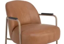 Sessel HARPER MATOUR im Lederlook: Stilvoller Komfort mit Retro-Charme Sessel HARPER MATOUR (BHT 75x77x79 cm) - Bezug: Lederlook - BHT 75x77x79 cm