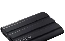Samsung SSD T7 Shield 4TB: Robuste und schnelle externe Speicherlösung SSD T7 Shield 4TB, schwarz USB-C, externe Festplatte